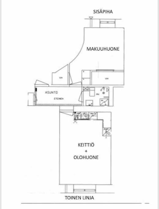 Glorious Apartment In Hakaniemi 헬싱키 외부 사진